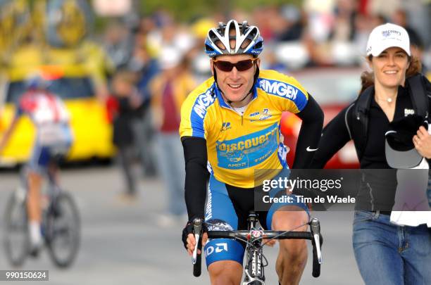 Tour Of California, Stage 7Leipheimer Levi Yellow Jersey, Celebration Joie Vreugdelong Beach - Long Beach Rit Etape , Ronde Van CalifornieTim De Waele