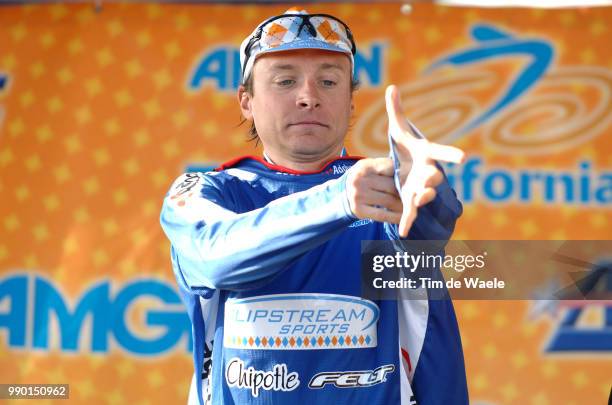 Tour Of California, Stage 7Podium, Pate Danny Blue Most Agressive Rider Jersey Long Beach - Long Beach Rit Etape , Ronde Van CalifornieTim De Waele