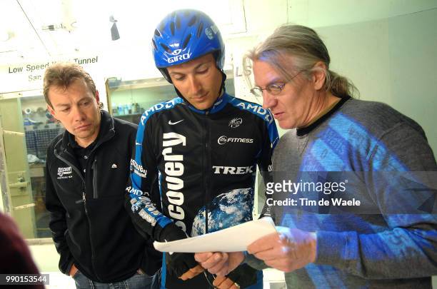 Ivan Basso , Wind Tunnel Testingekimov Viatceslav Sportsdirectorlow Speed Wind Tunnel, Team Discovery Channel Tim De Waele