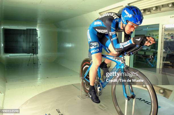 Ivan Basso , Wind Tunnel Testinglow Speed Wind Tunnel, Team Discovery Channel Tim De Waele