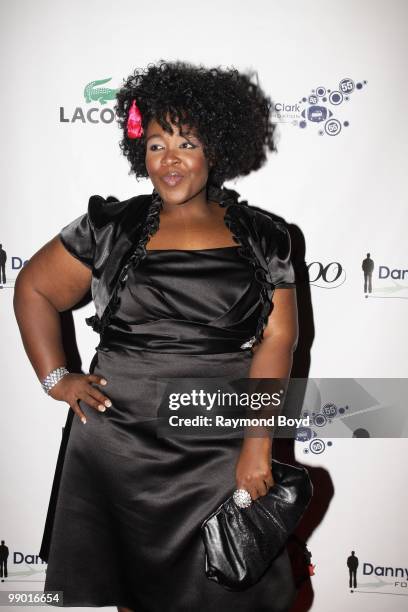 Actress Trice Chanelle from Oxygen's "Dance Your Ass Off" poses for photos during "Le Moulin Rouge, A Night In Paris" Black-Tie Gala at the Alhambra...