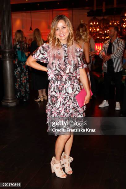 Sarah Alles during the Bunte New Faces Night at Grace Hotel Zoo on July 2, 2018 in Berlin, Germany.