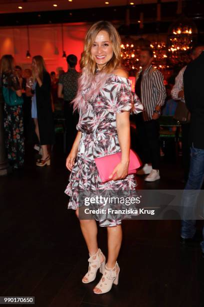 Sarah Alles during the Bunte New Faces Night at Grace Hotel Zoo on July 2, 2018 in Berlin, Germany.