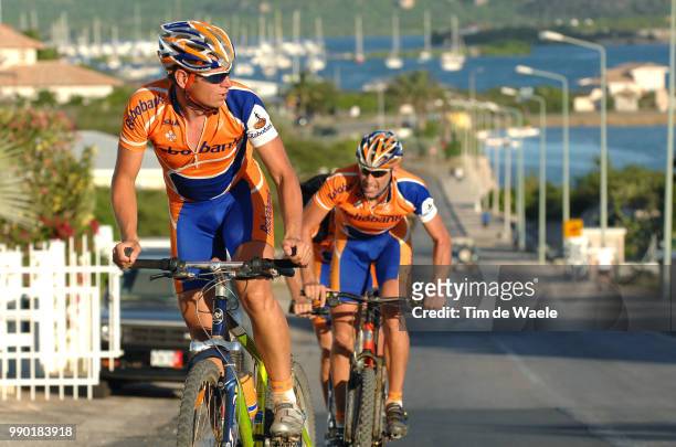Curacao Cycling Hollidays 2006Jan Boven , Marc Wauters Hotel Lions Dive, Amstel Curcao RaceTim De Waele