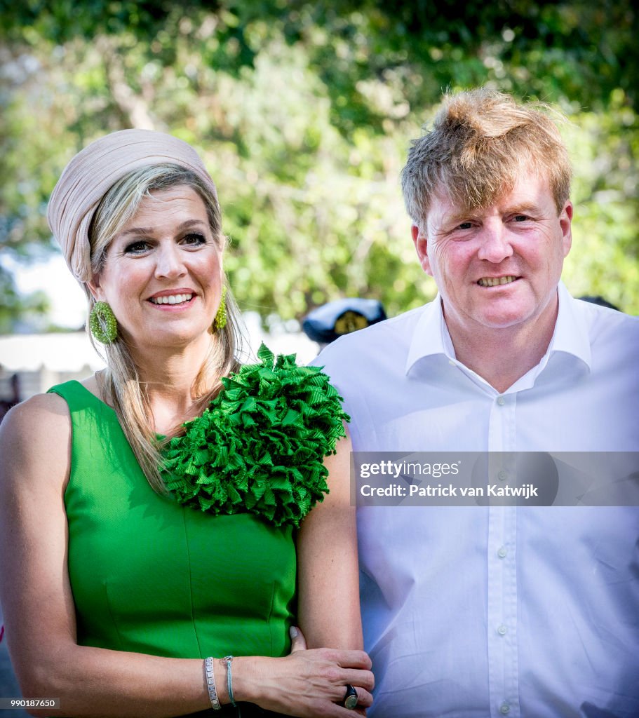 King Willem-Alexander Of The Netherlands and Queen Maxima Netherlands Visit Curacao