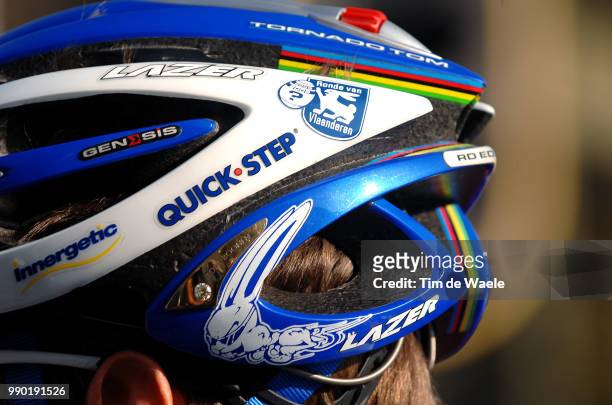 Tour Of Flandersillustration Illustratie, Helmet Helm Casque, Tom Boonen , Pasen Easter Paques, Lazer, Brugge - Meerbeke Ronde Van Vlaanderen, Tour...