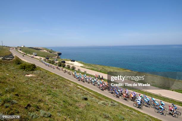 Giro D'Italia, Stage 2 Illustration Illustratie, Peleton Peloton, Landscape Paysage Landschap, Sea Mer Zee, Tempio Pausania - Bosa Tour Italy, Ronde...