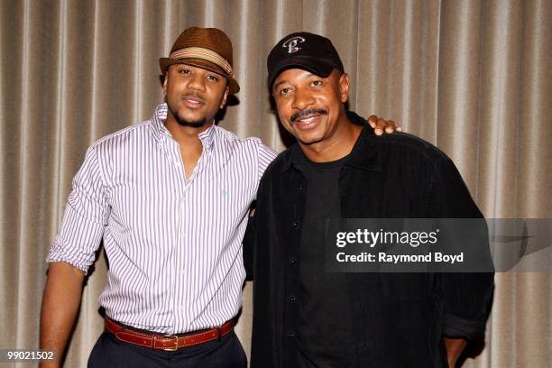 Actor Hosea Chanchez and actor and director Robert Townsend poses for photos at the W Hotel during the 2nd Annual Danny Clark Foundation Charity...
