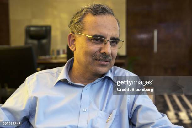 Sanjiv Singh, chairman of Indian Oil Corp., speaks during an interview in New Delhi, India, on Friday, June 29, 2018. Saudi Arabia alone can cover...