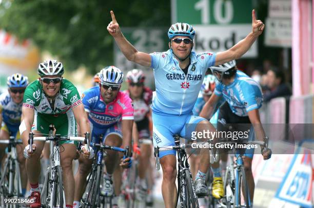 Giro D?Italia, Stage 5Arrival, Forster Robert , Hushovd Thor , Petacchi Alessandro , Napolitano Danilo , Celebration Joie Vreugde/ Teano - Frascati...