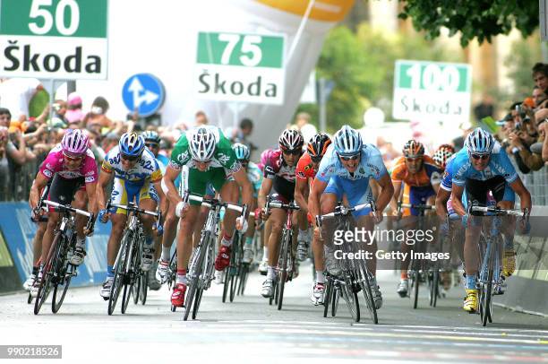 Giro D?Italia, Stage 5Arrival, Sprint, Forster Robert , Hushovd Thor , Petacchi Alessandro , Napolitano Danilo , Mc Ewen Robert / Usau Aliaksandr ,...