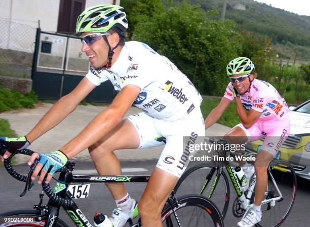 Giro D?Italia, Stage 6Nibali Vincenzo White Youngster Jersey, Di Luca Danilo Pink Jersey /Tivoli - Spoleto /Tour Of Italy, Ronde Van Italie /Uci Pro...