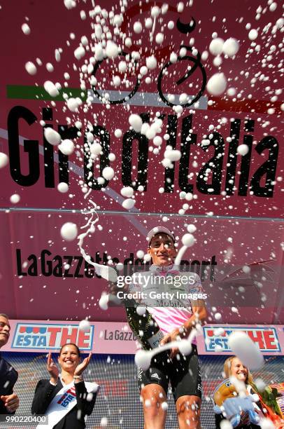 Giro D?Italia, Stage 9Podium, Pinotti Marco Pink Jersey, Celebration Joie Vreugde, Champagen /Reggio Nell'Emilia - Lido Di Camaiore Tour Of Italy,...