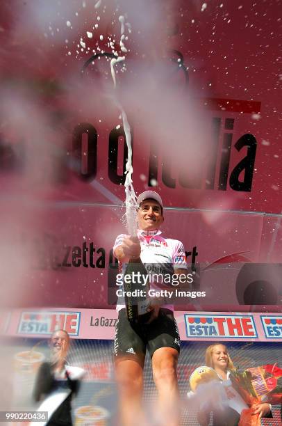 Giro D?Italia, Stage 9Podium, Pinotti Marco Pink Jersey, Celebration Joie Vreugde, Champagne /Reggio Nell'Emilia - Lido Di Camaiore Tour Of Italy,...