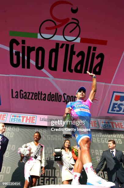 Giro D?Italia, Stage 9Podium, Napolitano Danilo Celebration Joie Vreugde, Champagne /Reggio Nell'Emilia - Lido Di Camaiore Tour Of Italy, Ronde Van...