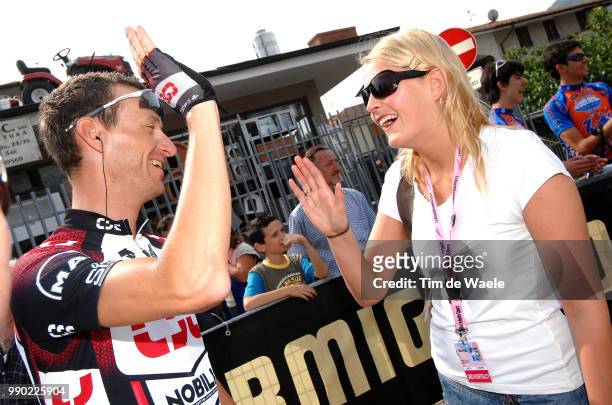 Giro D'Italia, Stage 10Arvesen Kurt-Asle + Wife Femme Vrouw, Camaiore - Santuario Nostra Signora Della Guardia Tour Italy, Ronde Van Italie, Rit...