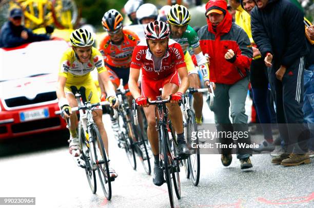 Giro D'Italia, Stage 15Parra Pinto Ivan Ramiro , Ricco Riccardo , Piepoli Leonardo Green Jersey, Perez Cuapio Julio Alberto /Trento - Tre Cime Di...
