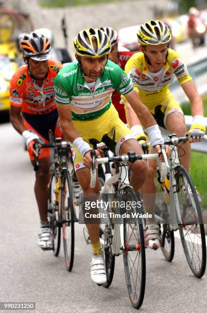 Giro D'Italia, Stage 15Piepoli Leonardo Green Jersey, Ricco Riccardo , Perez Cuapio Julio Alberto , Trento - Tre Cime Di Lavaredo, Auronzo Tour...