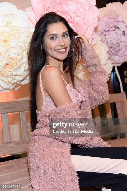 Ana Lisa Kohler attends the 'Lvly' care series launch by Paola Maria and DM Drugstore at Invalidenstrasse on July 2, 2018 in Berlin, Germany.