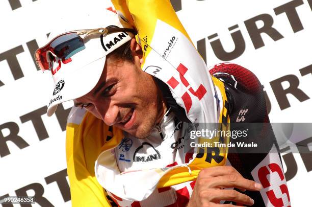 Tour De Suisse, Stage 3Podium, Cancellara Fabian Yellow Jersey, Brunnen - Nauders , Rit Etape, Uci Pro Tour, Tim De Waele