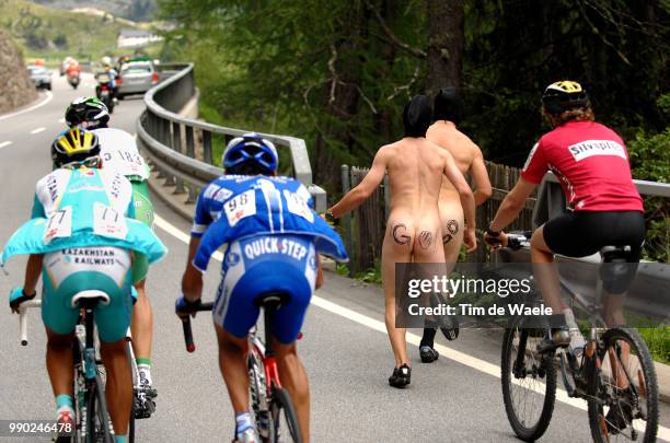 Tour De Suisse, Stage 3Navarro Daniel , Pasamontes Rodriguez Luis , Proni Alessandro , Illustration Illustratie Fans Supporters, Brunnen - Nauders ,...