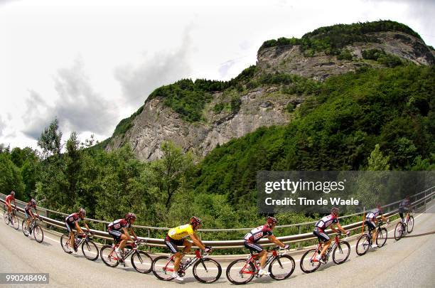 Tour De Suisse, Stage 3 Kroon Karsten , Lund Anders , O'Grady Stuart , Voigt Jens , Sastre Carlos , Cancellara Fabian Yellow Jersey, Schleck Frank ,...