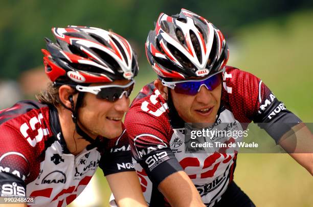 Tour De Suisse, Stage 3Schleck Frank , Sastre Carlos , Brunnen - Nauders , Rit Etape, Uci Pro Tour, Tim De Waele