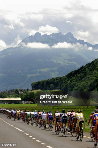 Tour De Suisse, Stage 3Illustration Illustratie, Peleton Peloton, Mountains Montagnes Bergen, Landscape Paysage Landschap /Brunnen - Nauders , Rit...