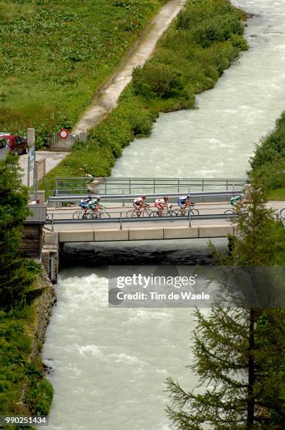 Tour De Suisse, Stage 7Illustration Illustratie, Peleton Peloton, River Riviere Rivier , Landscape Paysage Landschap, Fukaspass, Ulrichen -...