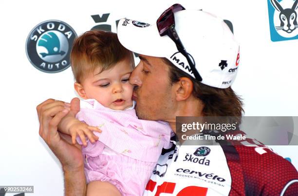 Tour De Suisse, Stage 9Podium, Cancellara Fabian + Dauhter Fille Dochter, Celebration Joie Vreugde /Bern - Bern /Time Trial Contre La Montre Tijdrit,...