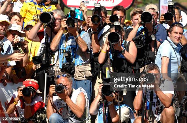 Tour De France 2007, Stage 7Illustration Illustratie, Photographers Photographes Fotografen, Press Pers /Bourg-En-Bresse - Le Grand-Bornand Ronde Van...
