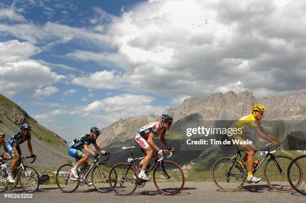 Tour De France 2007, Stage 9Mayo Iban , Evans Cadel , Leipheimer Levi , Contador Alberto /Val-D'Is?Re - Briancon /Ronde Van Frankrijk, Etape Rit,...
