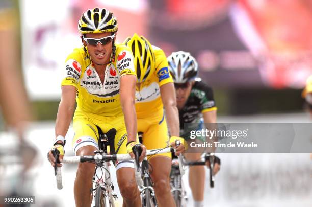Tour De France 2007, Stage 9Arrival, Mayo Iban , Rasmussen Michael Yellow Jersey, Leipheimer Levi /Val-D'Is?Re - Briancon /Ronde Van Frankrijk, Etape...