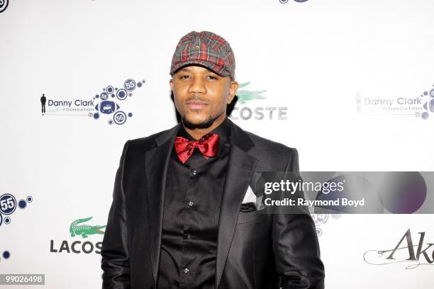 Actor Hosea Chanchez poses for photos during "Le Moulin Rouge, A Night In Paris" Black-Tie Gala at the Alhambra Palace Restaurant during the 2nd...