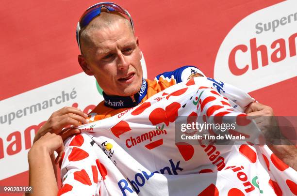 Tour De France 2007, Stage 15Podium, Rasmussen Michael Mountain Jersey Maillot Montagne A Pois Bolletjestrui Bergtrui, Foix - Loudenvielle-Le Louron...