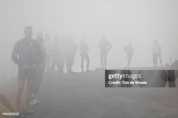 Tour De France 2007, Stage 15Illustration Illustratie, Fog Brouillard Mist, Public Publiek, Mountains Montagnes Bergen, Foix - Loudenvielle-Le Louron...