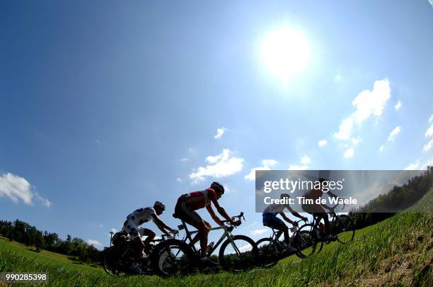 Tour De France 2007, Stage 18Casar Sandy , Boogerd Michael , Merckx Axel , Lefevre Laurent , Illustration Illustratie /Cahors - Angouleme , Ronde Van...