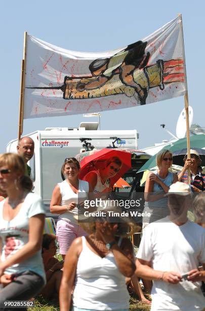 Tour De France 2007, Stage 18Illustration Illustratie, Doping, Epo, Public Publiek Supporters Fans /Cahors - Angouleme , Ronde Van Frankrijk, Etape...