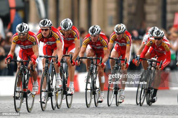 Tour De France 2007, Stage 20Team Barloworld, Efimkin Alexander , Cardenas Felix , Cheula Gianpaolo , Degano Enrico , Geraint Thomas , Hunter Robert...