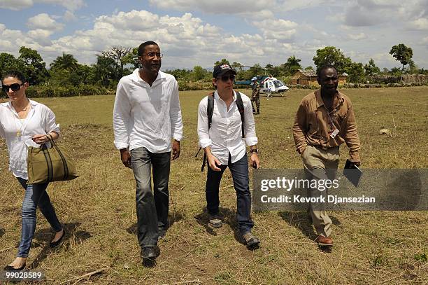 Actor\Director Ben Stiller meets with Save the Children to discuss his school-rebuilding and community revitalization project on April 13, 2010 in...