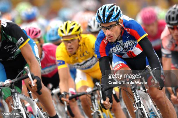Tour De France 2007, Stage 20Hincapie George , Contador Alberto Yellow Jersey, Marcoussis - Paris Champs-Elysees ?Lys?Es Ronde Van Frankrijk, Etape...