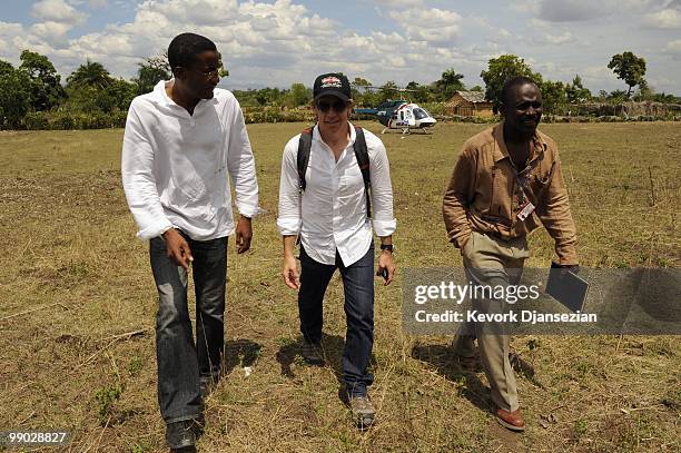 Actor\Director Ben Stiller meets with Save the Children to discuss his school-rebuilding and community revitalization project on April 13, 2010 in...