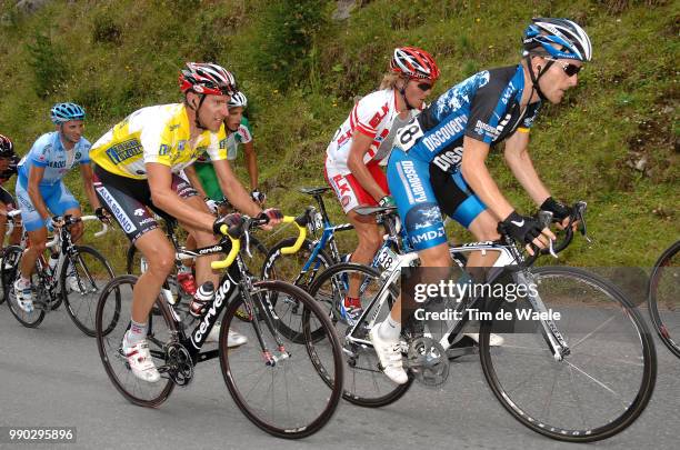 Tour Of Germany, Stage 5Leipheimer Levi , Voigt Jens Yellow Jersey, Rettenbachferner, Sonthofen - S?Lden Solden , Tour D'Allemagne Ronde Van...