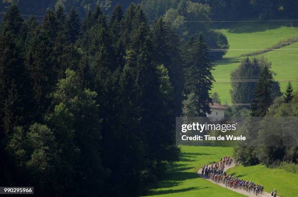 Tour Of Germany, Stage 4Illustration Illustratie, Peleton Peloton, Forest Bois Bos, Landscape Paysage Landschap /Singen - Sonthofen , Tour...