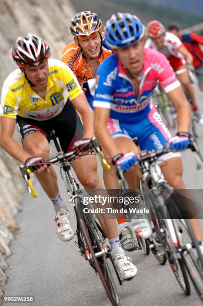 Tour Of Germany, Stage 5Arrival, Cunego Damiano , Voigt Jens Yellow Jersey, Gesink Robert , Rettenbachferner, Sonthofen - S?Lden Solden , Tour...