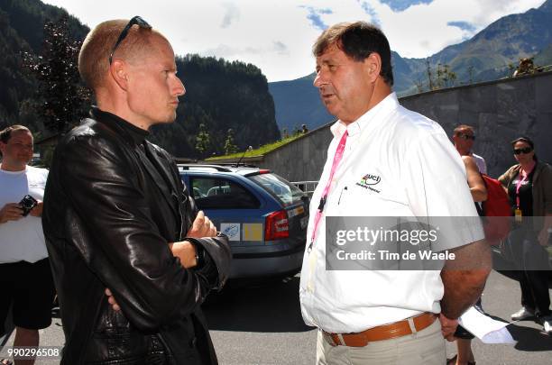 Tour Of Germany, Stage 6Rasmussen Michael , Jan Van Gestel Uci Commissaire Anti Doping Controle, Start Depart Vertrek /L?Ngenfeld Langenfeld -...