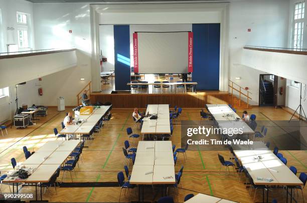 Tour Of Germany, Stage 7Illustration Illustratie, Press Pers Room Salle De Presse Perszaal, Journalist Photographe Photographer Fotograaf /Kufstein -...