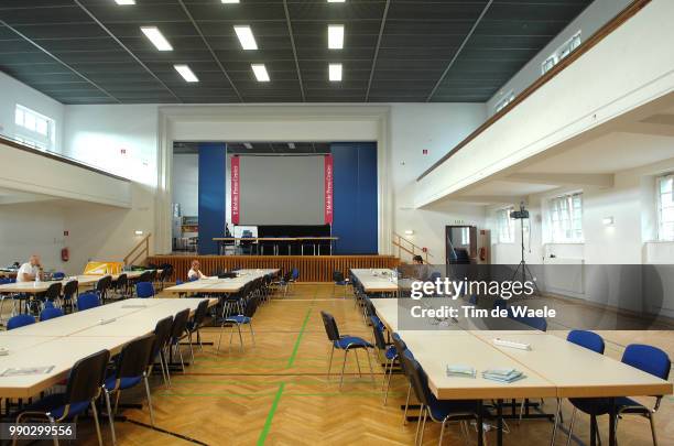 Tour Of Germany, Stage 7Illustration Illustratie, Press Pers Room Salle De Presse Perszaal, Journalist Photographe Photographer Fotograaf /Kufstein -...