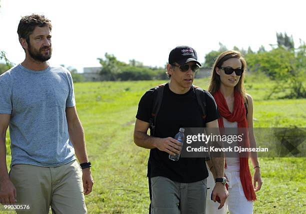 Actor\Director Ben Stiller meets with Save the Children to discuss his school-rebuilding and community revitalization project on April 14, 2010 in...