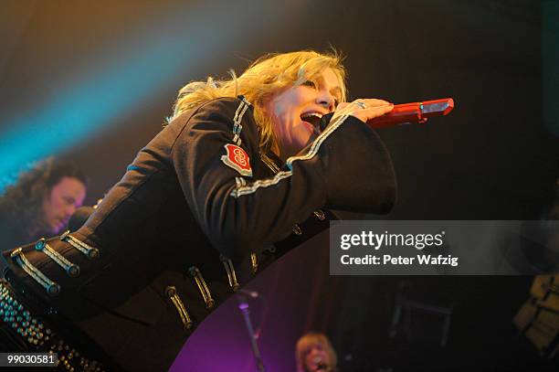 Anna Loos of Silly performs on stage at the Gloria on May 11, 2010 in Cologne, Germany.